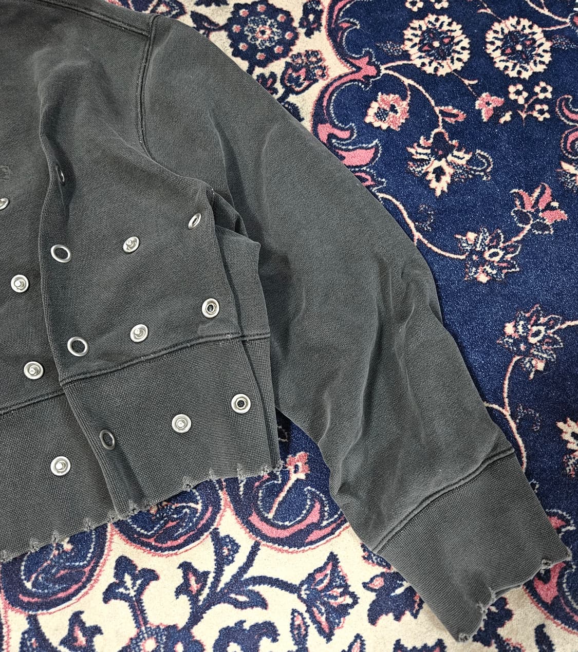 로레일즈 워시드 y2k 프린팅 크롭 스웻셔츠 Free 상품이미지6