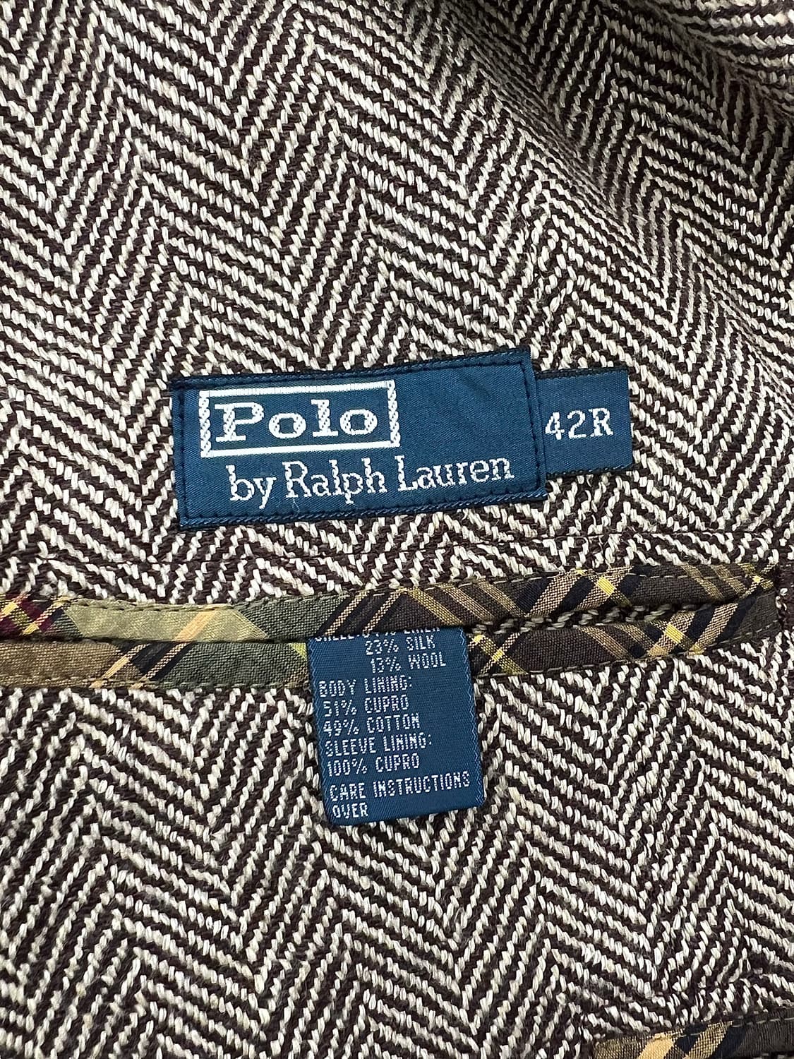 폴로 랄프로렌 헤링본 멀티 포켓 3b 블레이저 상품이미지8