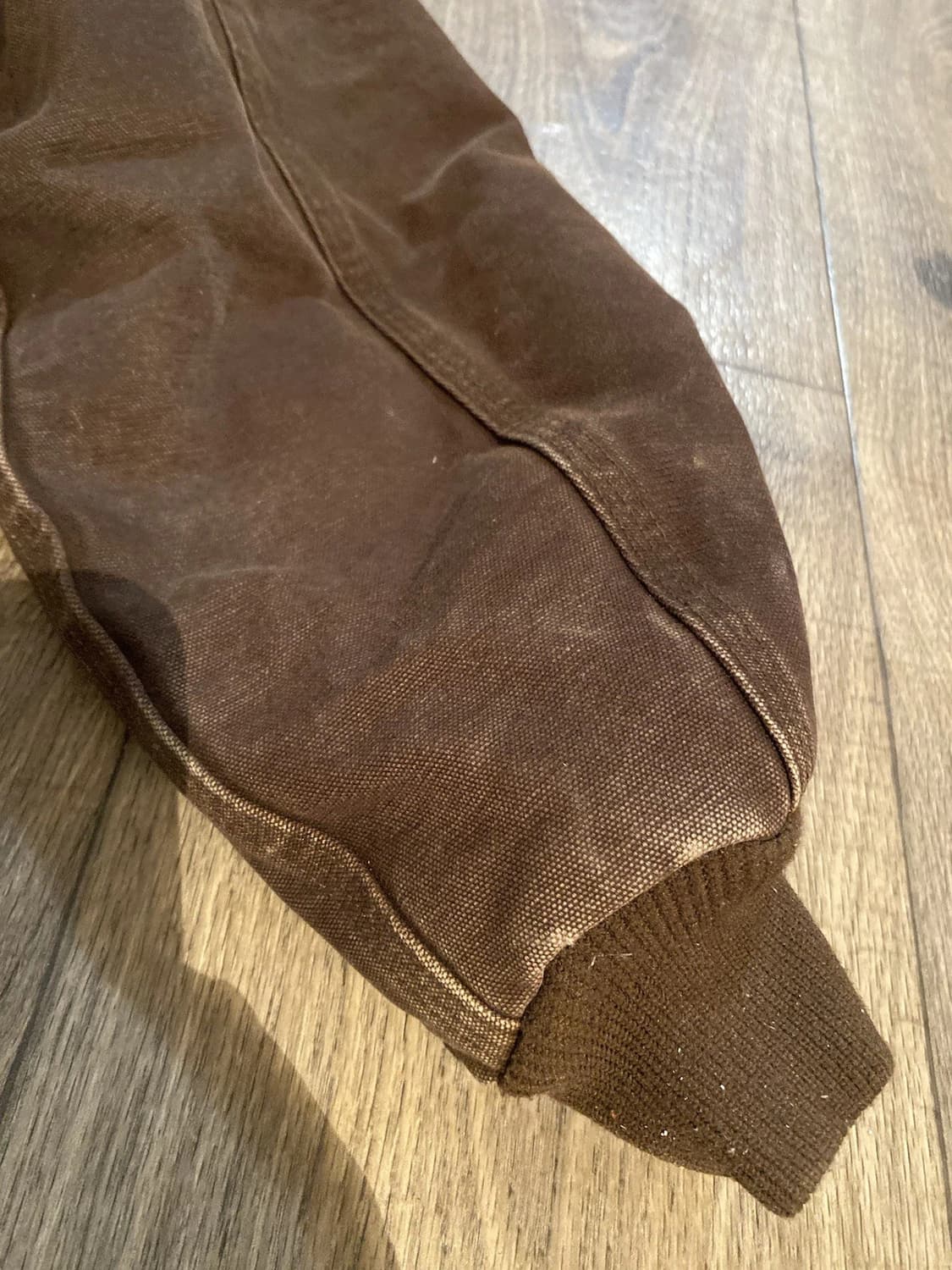 칼하트 J130 빈티지 샌드스톤 덕 액티브 자켓 다크 브라운 상품이미지5