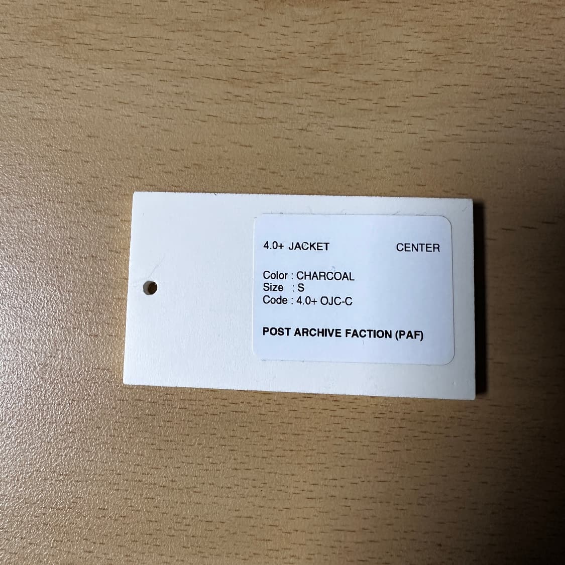 [S] PAF 4.0+ 센터 자켓 차콜 상품이미지8