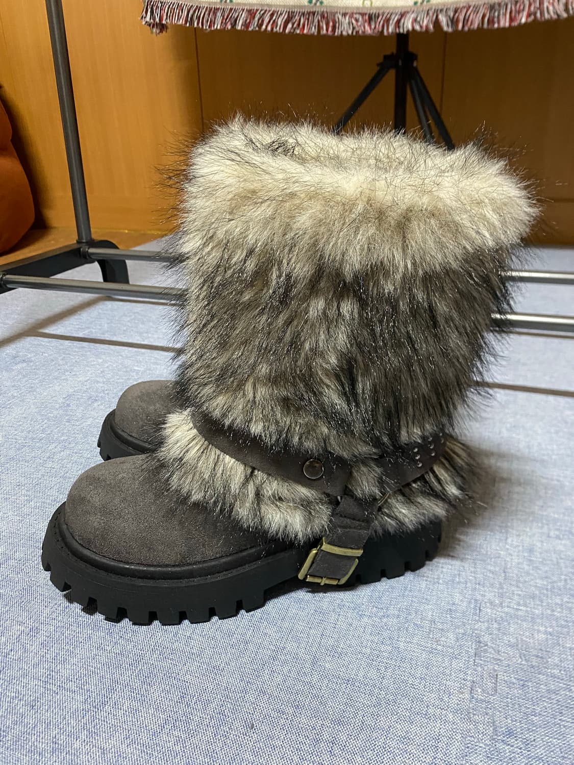 디자이너 퍼부츠 상품이미지2