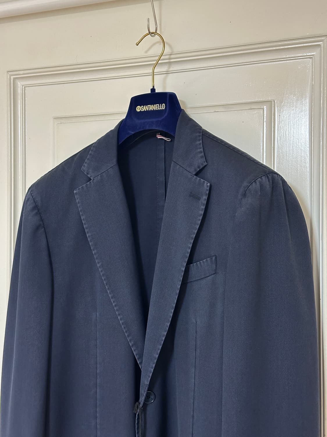 [새제품] 🇮🇹산타니엘로 이태리메이드 테일러 자켓 네이비 54 상품이미지2