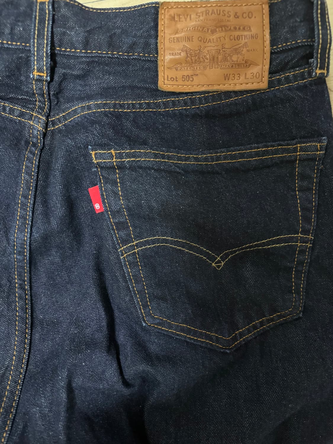 리바이스 505 셀비지 데님 상품이미지3