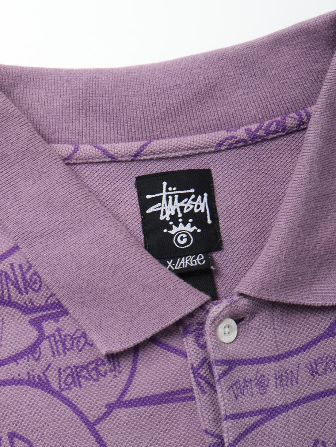 스투시 STUSSY Speach Bubble Polo Shirt 상품이미지4