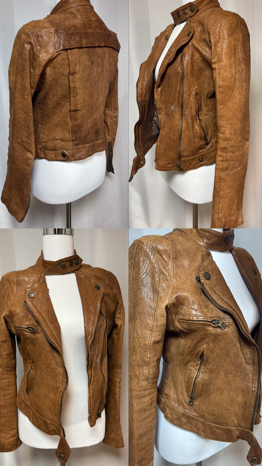일본빈티지 양가죽 레더자켓 상품이미지1
