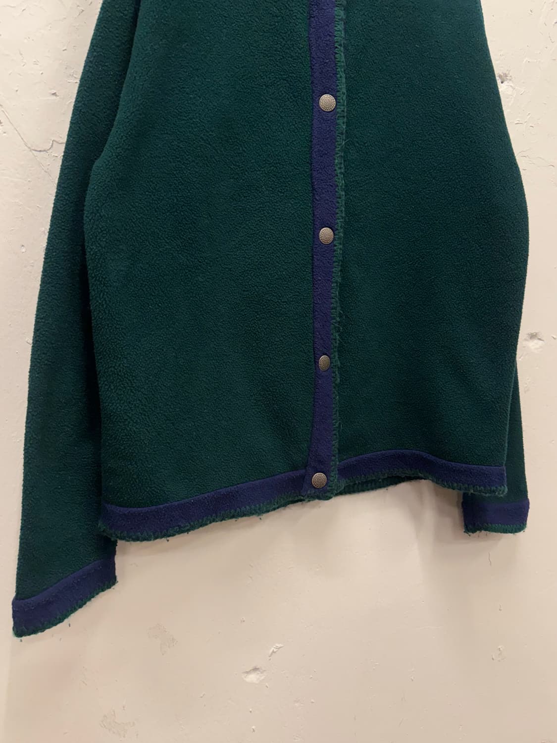 77) USA L.L.Bean Fleece Snap Cardigan 상품이미지4