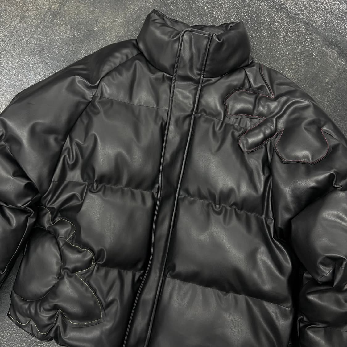 (100)엑스톤즈레더패딩 상품이미지3