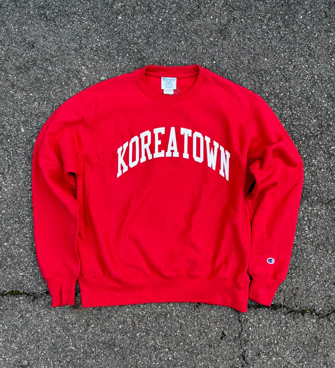 00s 챔피온 리버스위브 코리아타운 스웻셔츠 상품이미지1