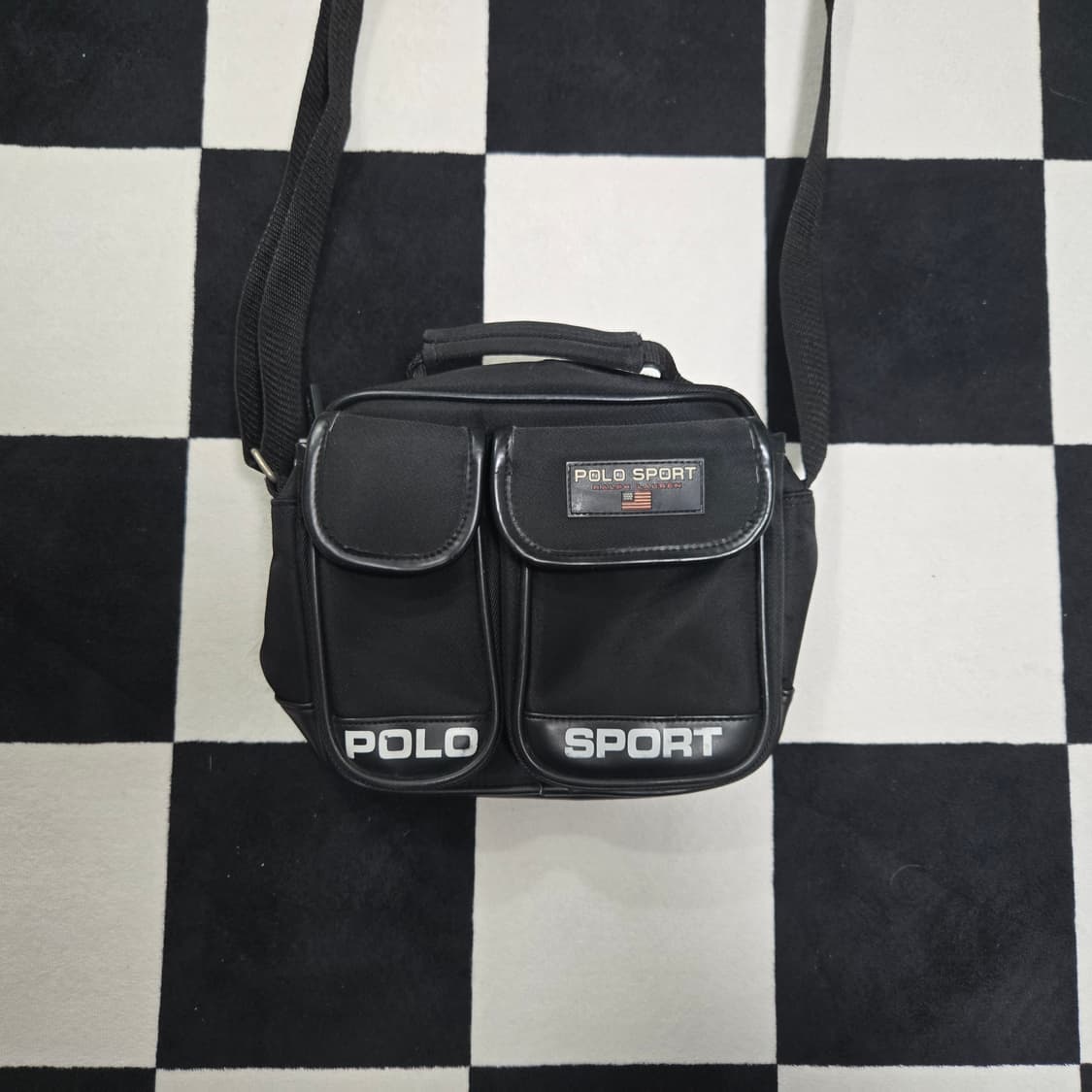 OS 폴로스포츠 더블 포켓 크로스백 상품이미지1
