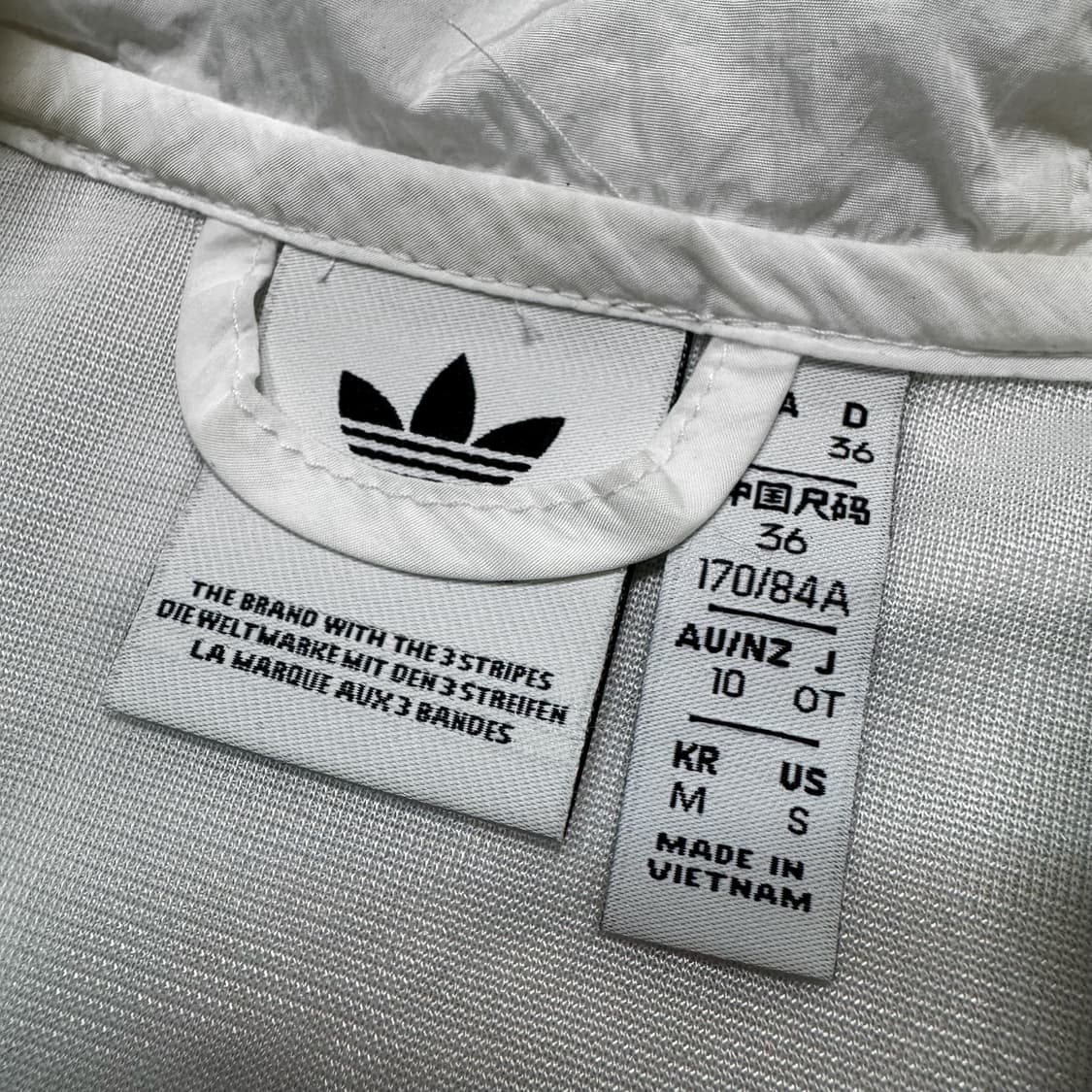 Name : 아디다스 핑크 자수로고 오버핏 크롭 바람막이 :)  상품이미지5