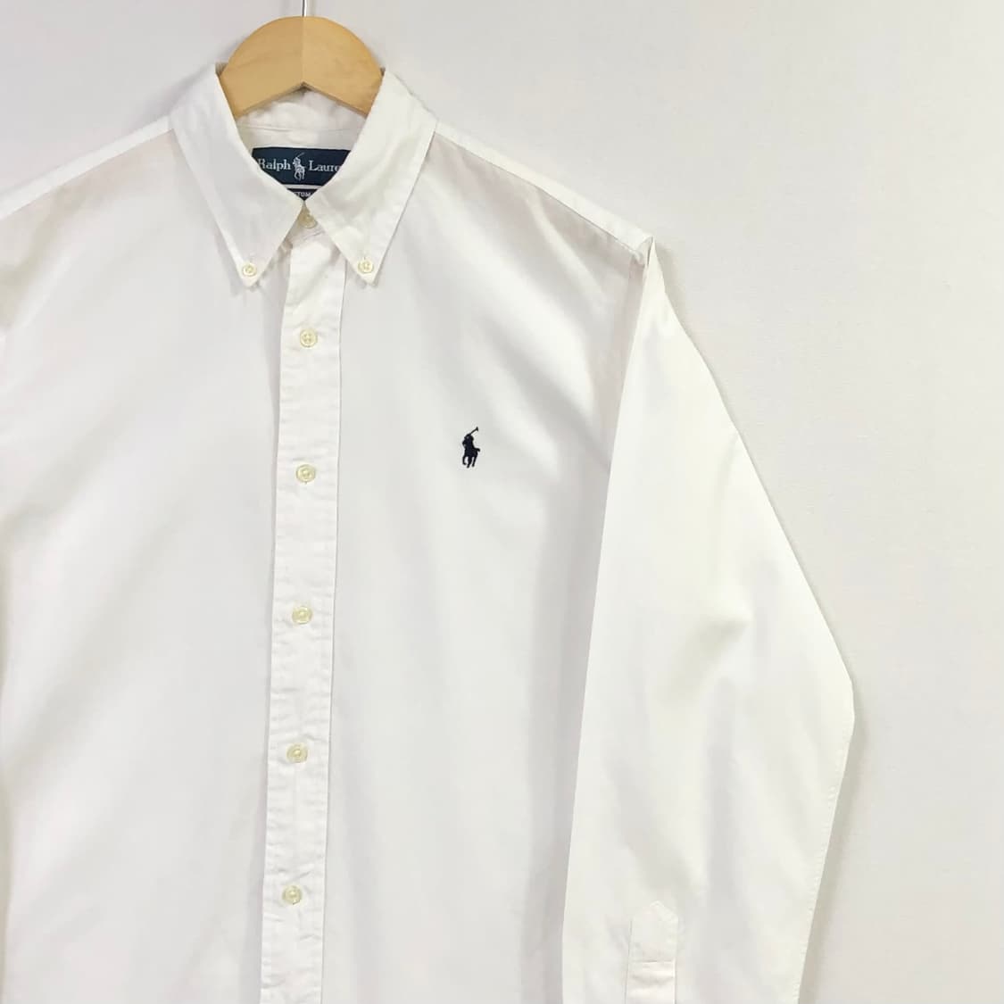 100 폴로 새상품급 화이트 셔츠 상품이미지1