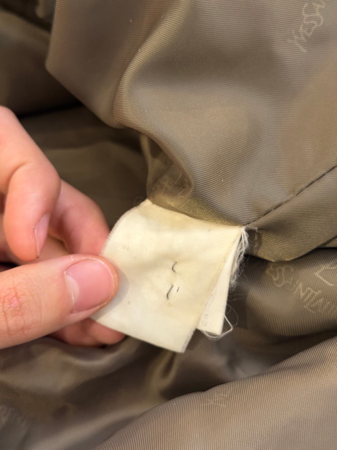 90s YSL 입생로랑 빈티지 구스다운 숏패딩 점퍼 베이지 상품이미지5