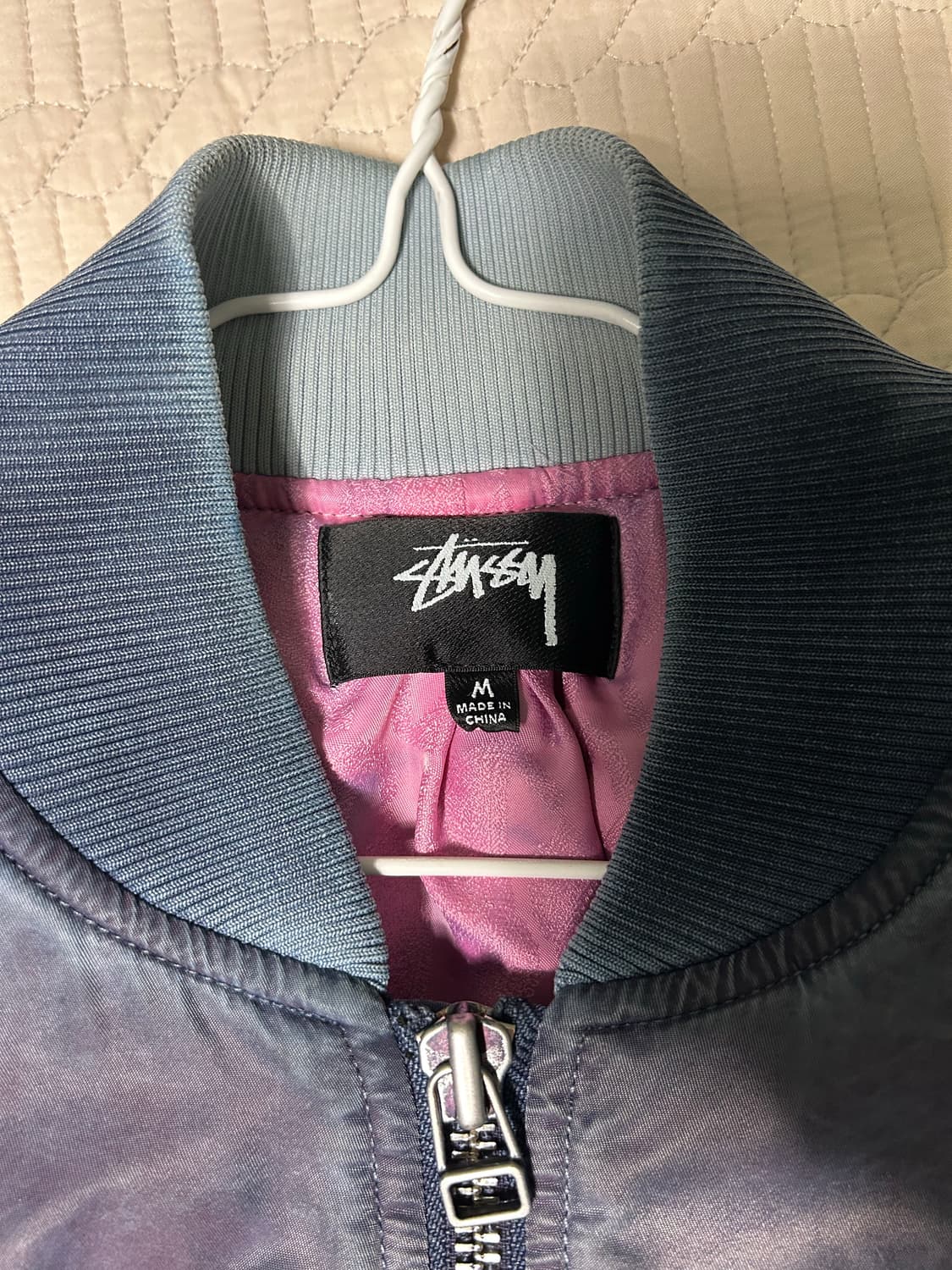 스투시 다이드 나일론 봄버 ma-1 m사이즈 상품이미지1