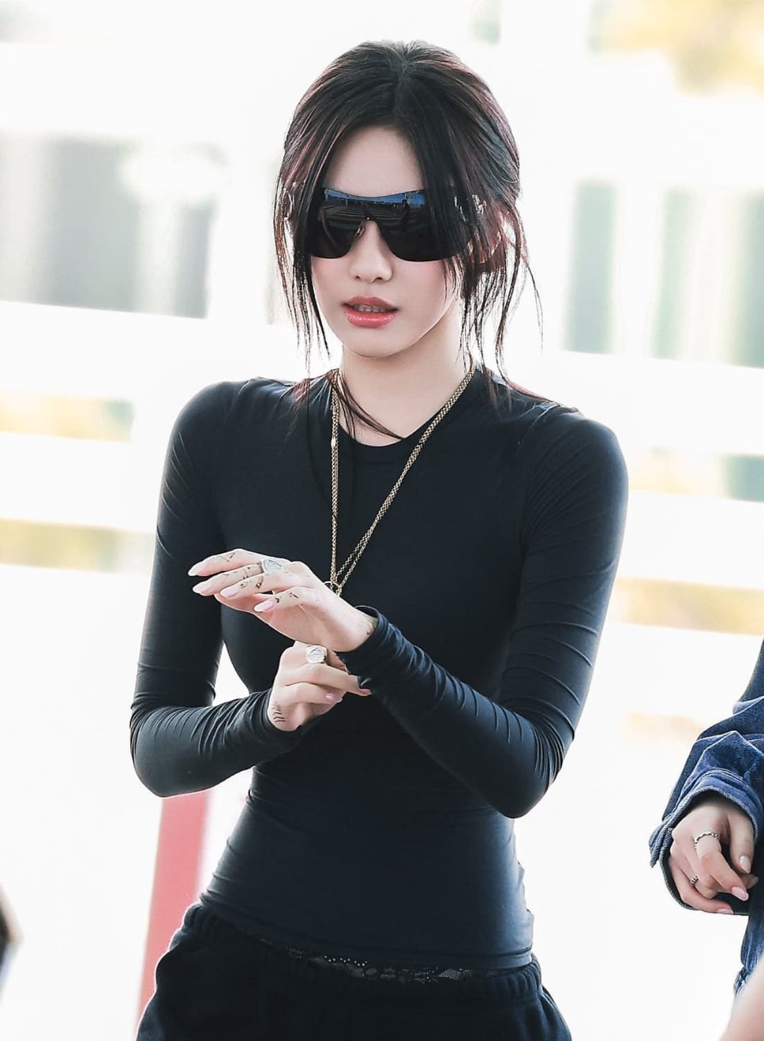 스킴스 롱슬리브 블랙 새제품 xs 상품이미지3