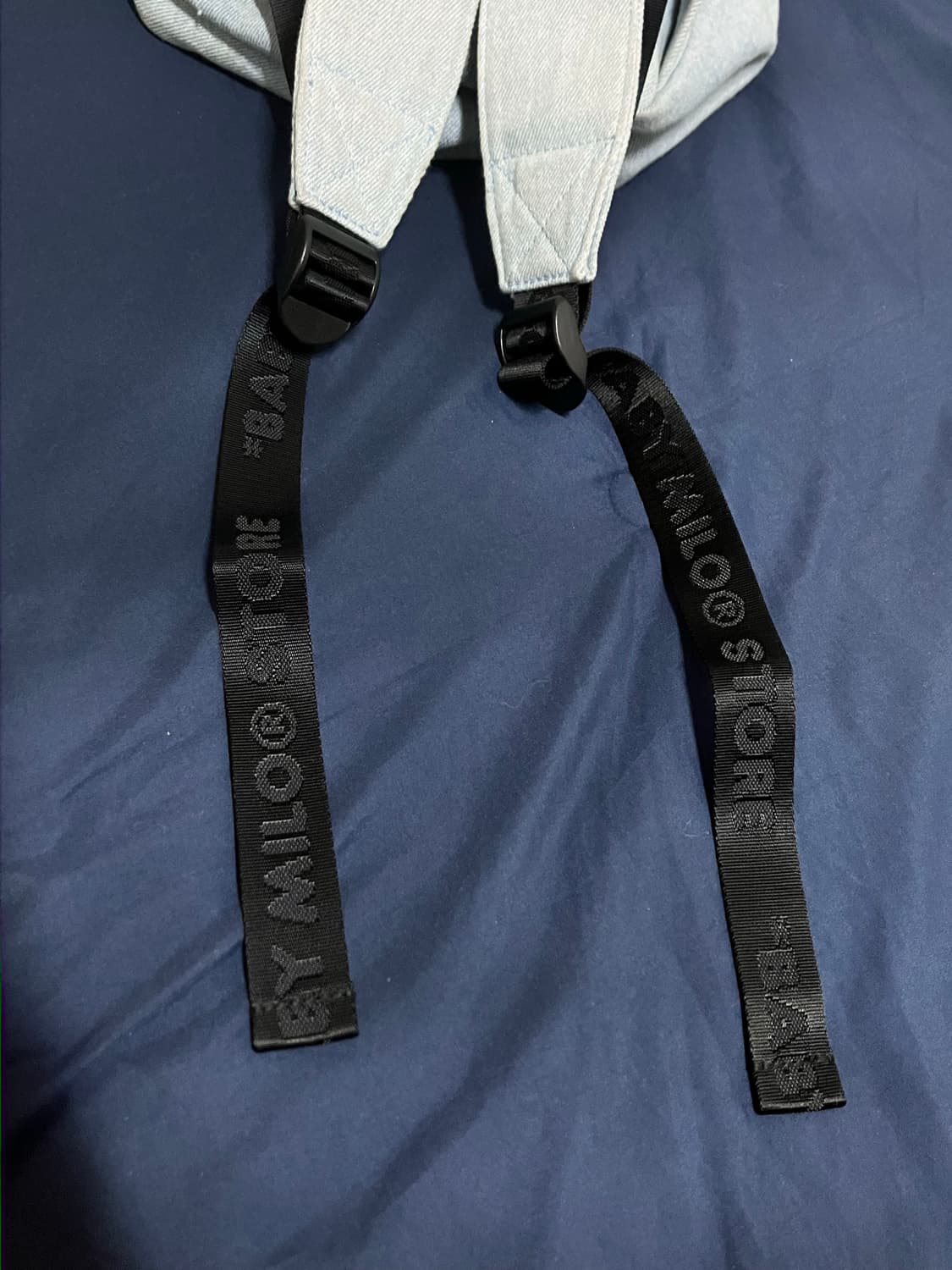 베이프 베이비 마일로 데님 미니 백팩 상품이미지3