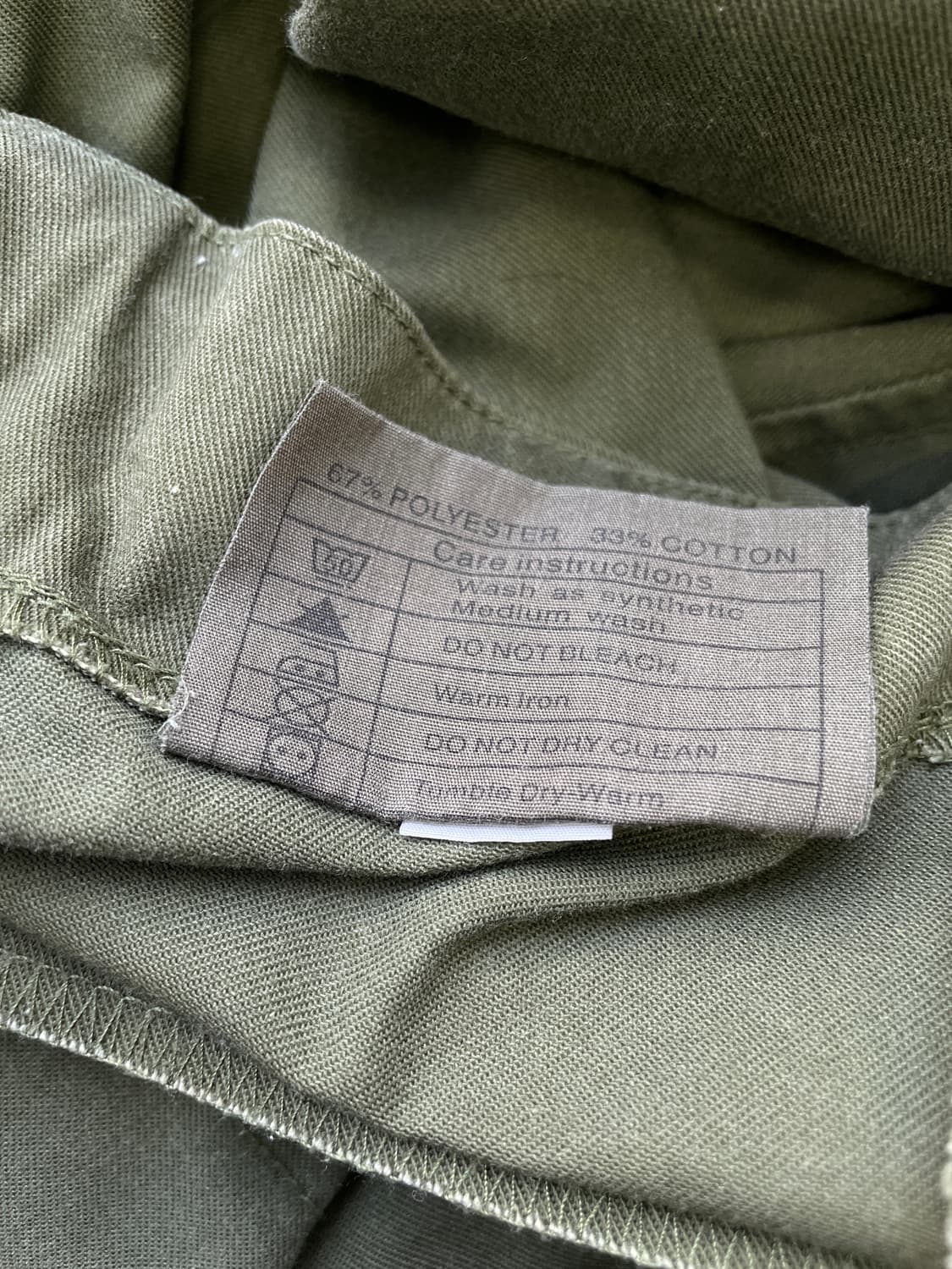 영국군 오리지널 라이트웨이트 퍼티그 팬츠 올리브 상품이미지8