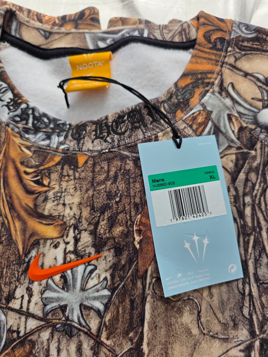 [XL] 크롬하츠 X 녹타 크루넥 스웨트셔츠 맨투맨 리얼트리 카모 상품이미지4