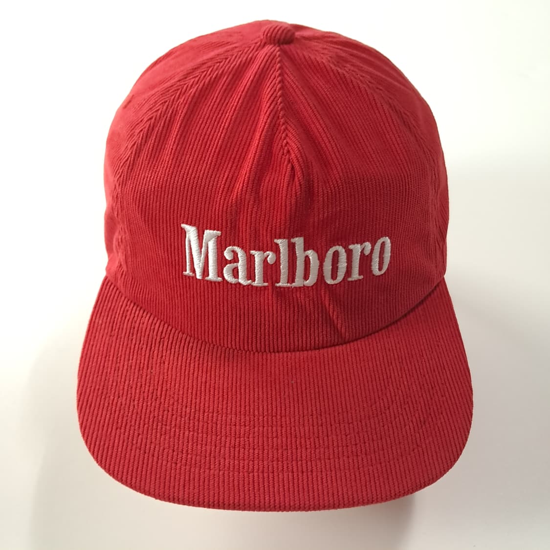 말보로 90s 레드 코듀로이 자수 로고 스냅백 볼캡 P2111 상품이미지3