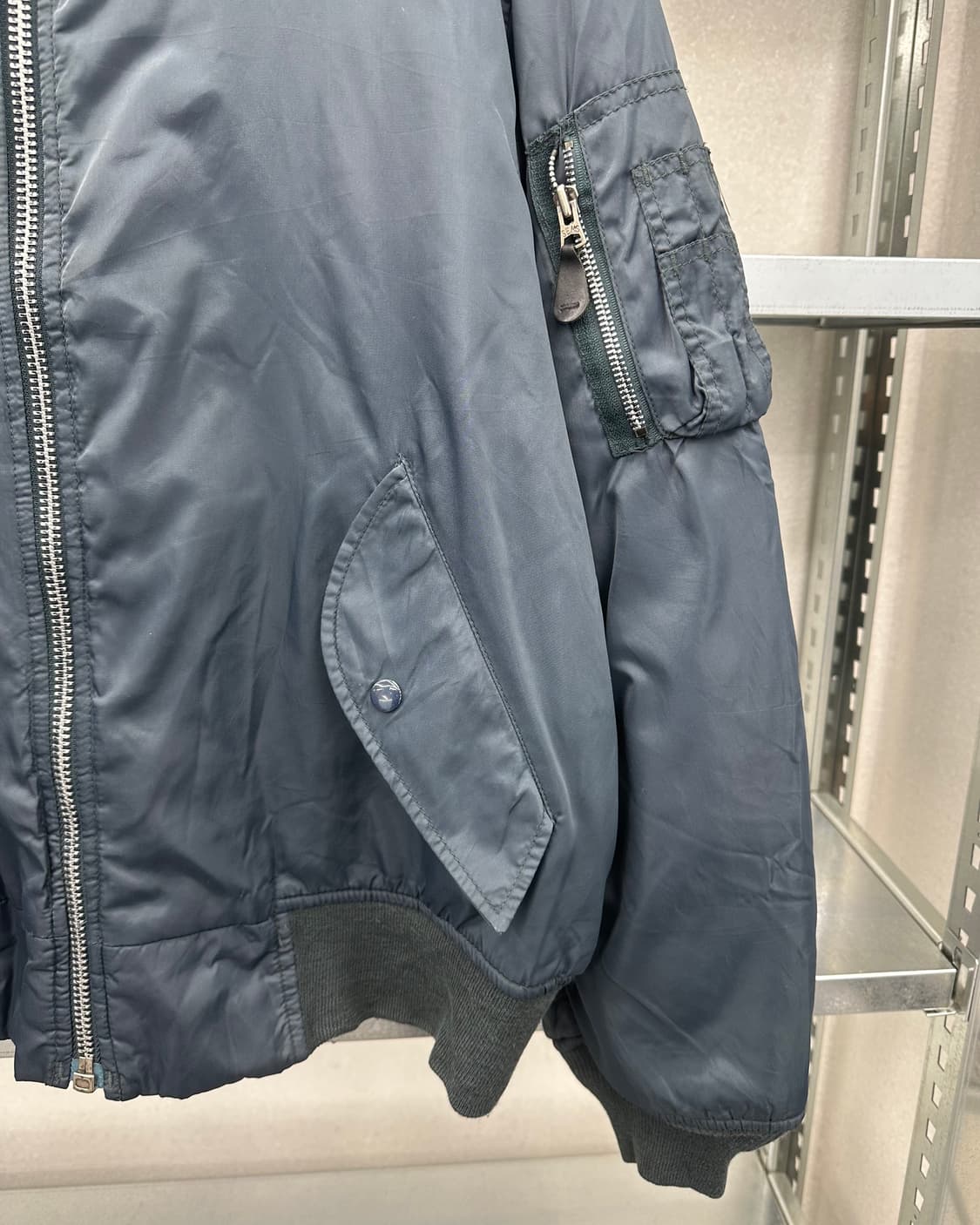 (XL)VINTAGE  USA MA-1 항공점퍼-M1505 상품이미지3