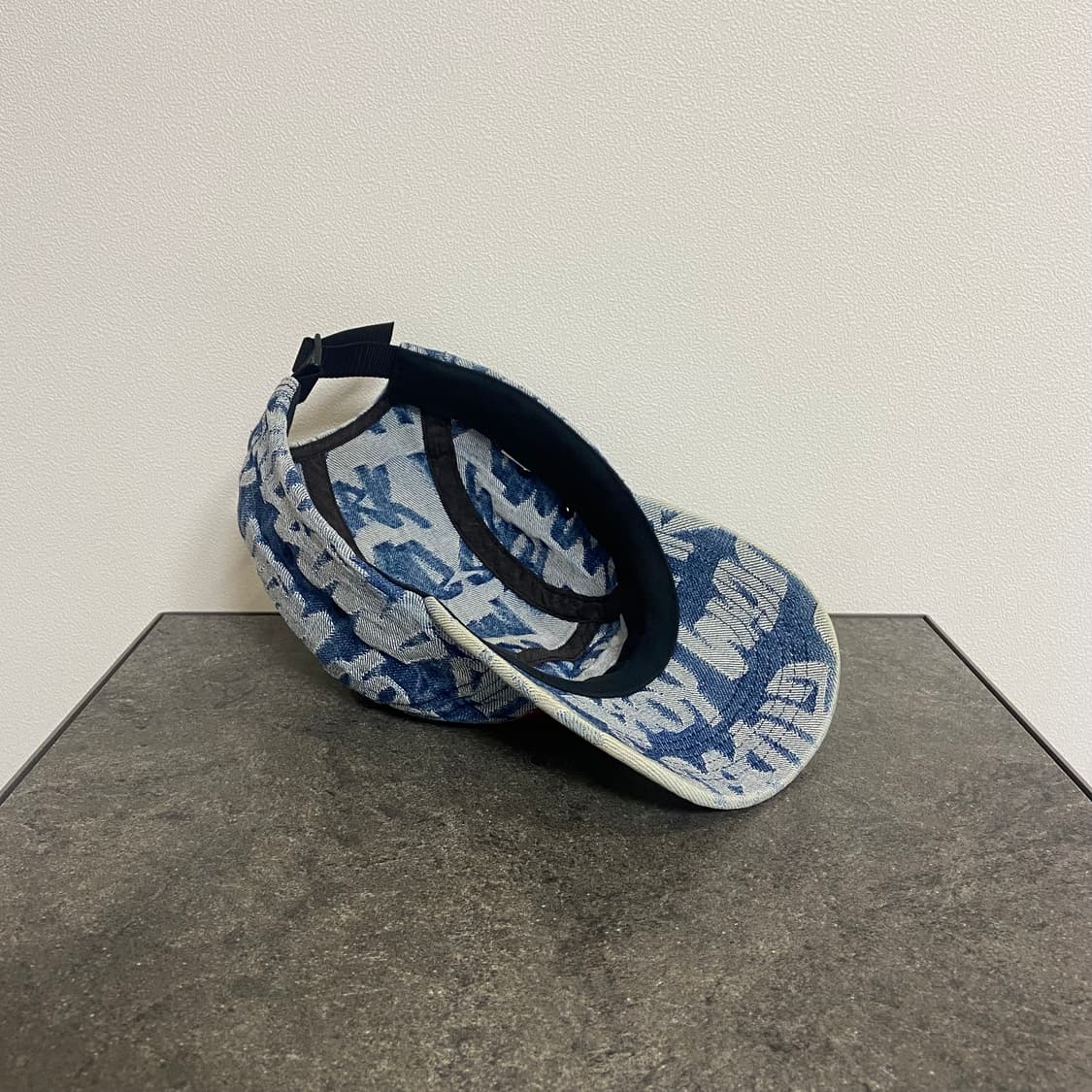 (OS) 슈프림 박스로고 캠프캡 모자 워시드 데님 상품이미지7