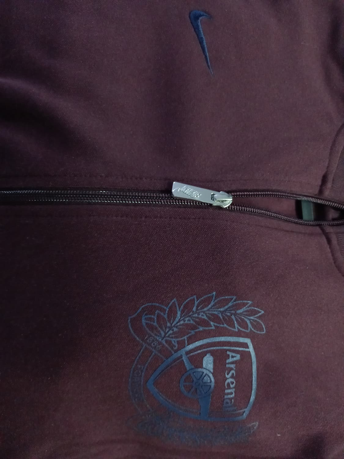 나이키 아스날 버건디 마룬 트랙탑 저지 져지집업 105/XL 상품이미지3