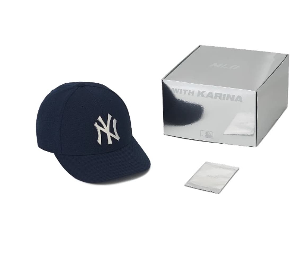 [57] MLB 카리나 스트럭처 볼캡 네이비 상품이미지1