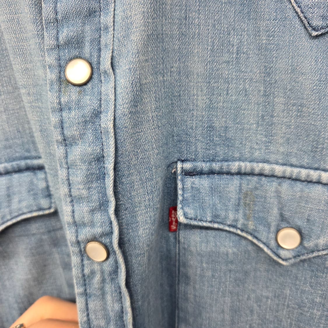 리바이스 웨스턴 데님 청셔츠 남m 상품이미지3