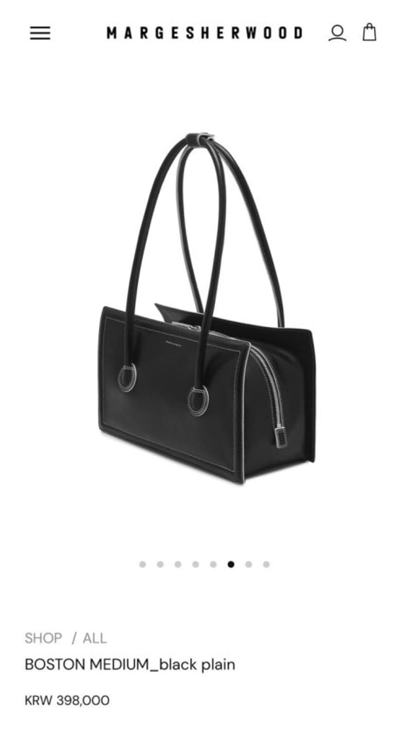 마지셔우드 보스턴 숄더백 미디움 상품이미지2