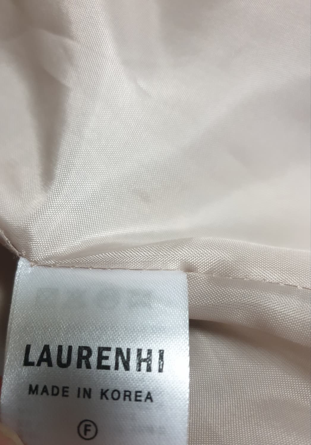 로렌하이 울100% 핸드메이드 벤티드 울 롱코트 크림 (S) 상품이미지4