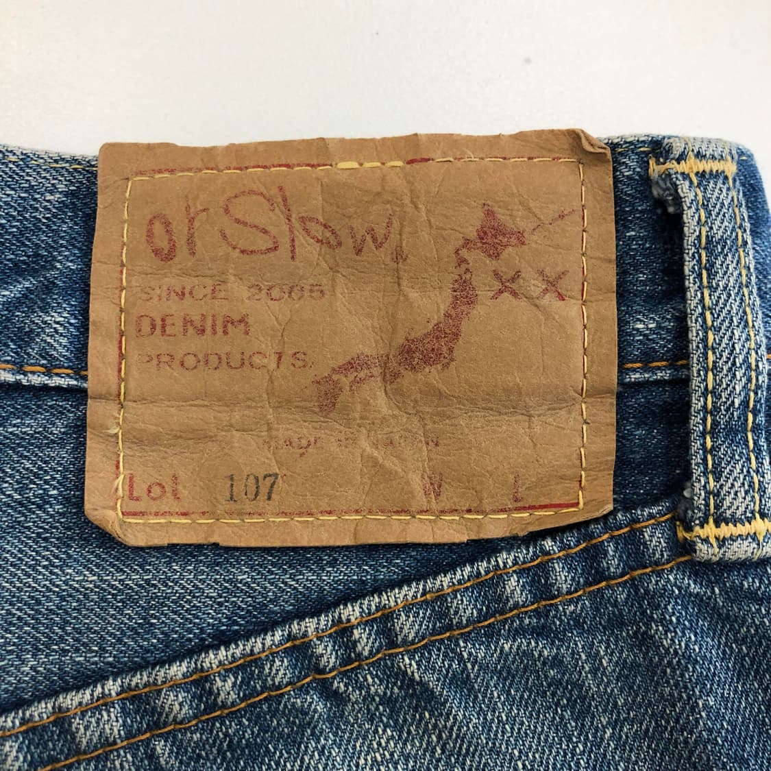 orslow 오어슬로우 107 JPN 데님진 S(1) 상품이미지4