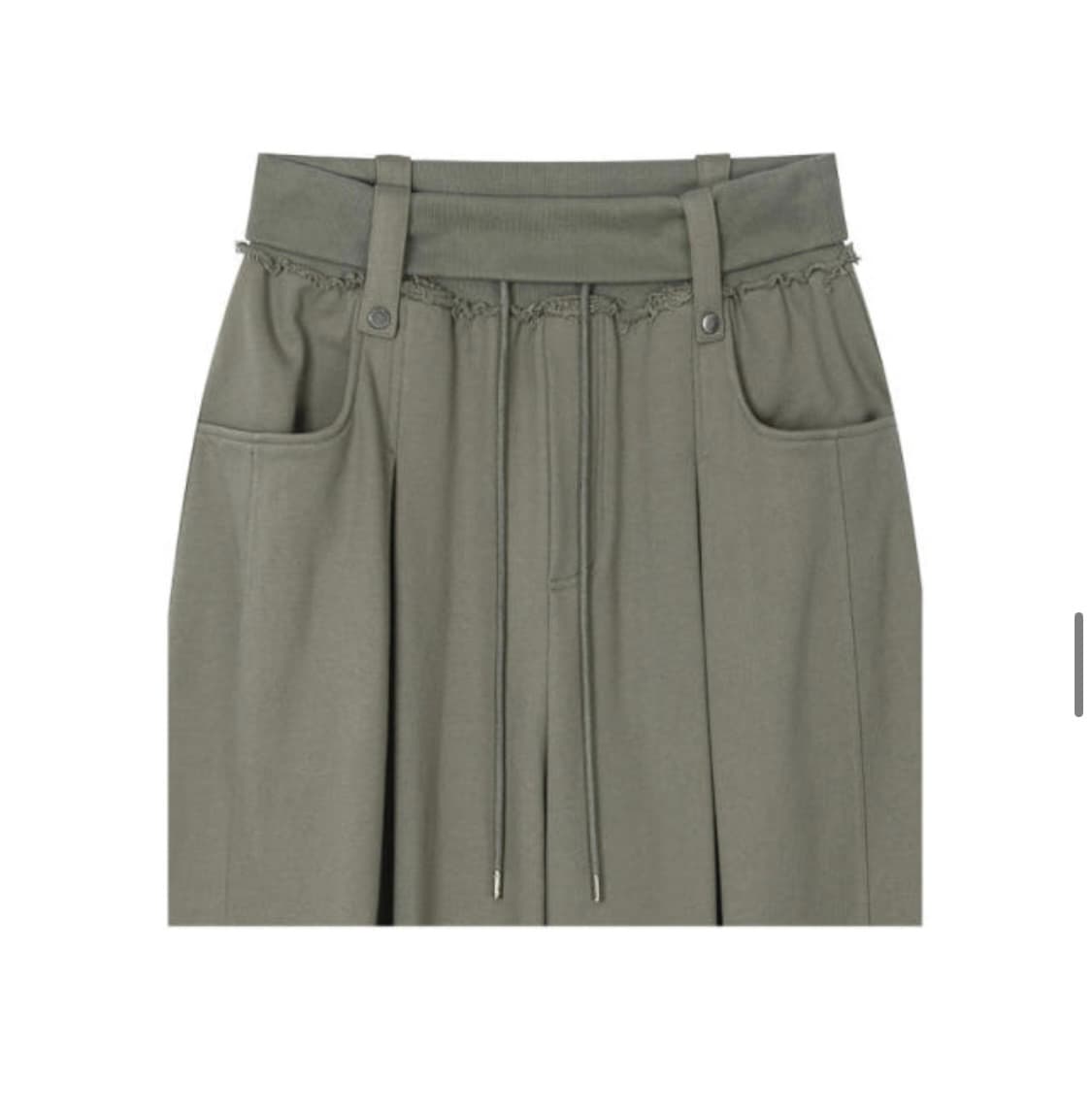 트리밍버드 Double Waist Sweat Pants [Khaki] 상품이미지6
