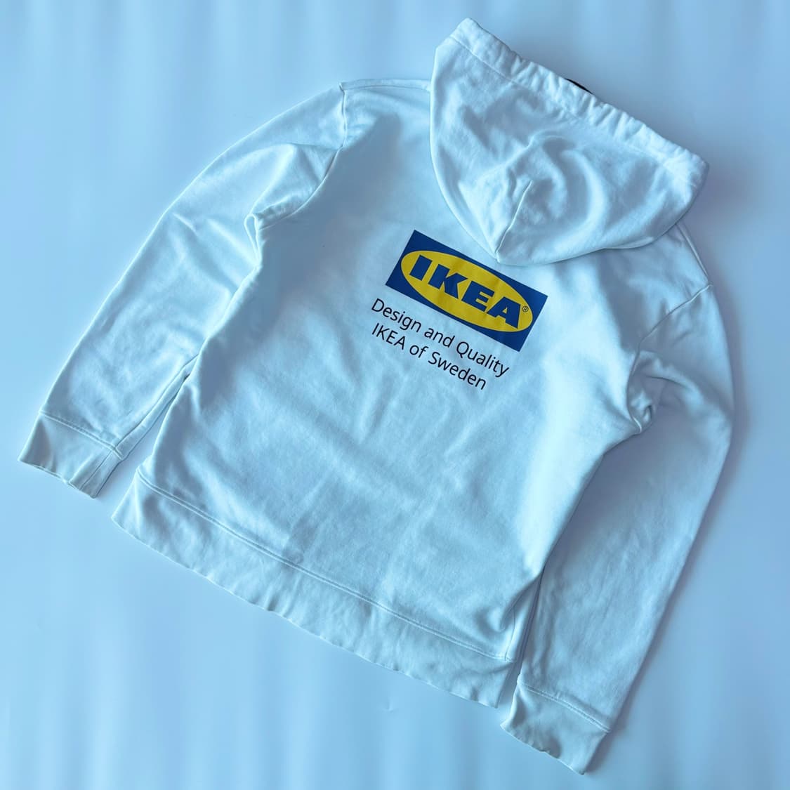 IKEA 에프테르트레다 바코드 그래픽 후드티 상품이미지1