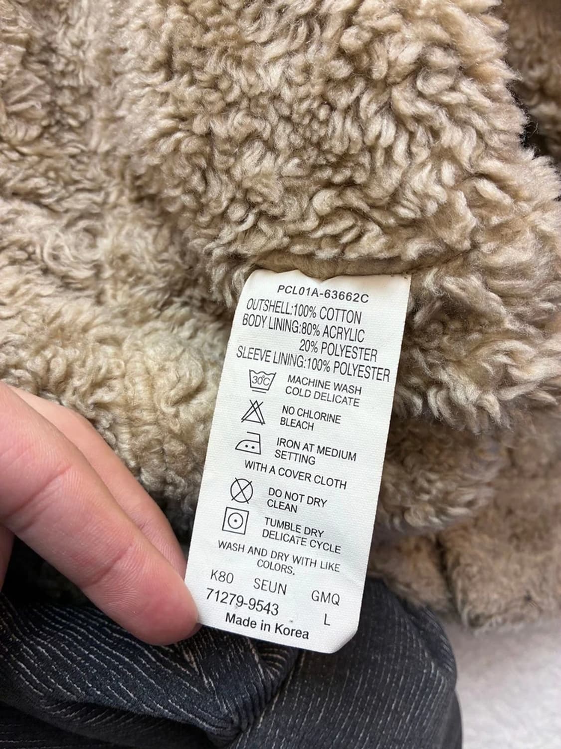 리바이스 00's 코듀로이 양탈 쉐르파 트러커 자켓 PN6006 상품이미지10