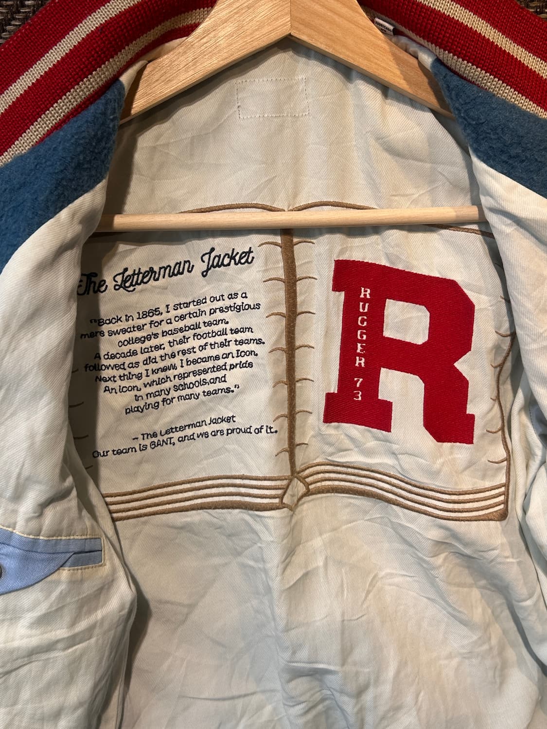 GANT 러거 레터맨 자켓 GANT Rugger 상품이미지9