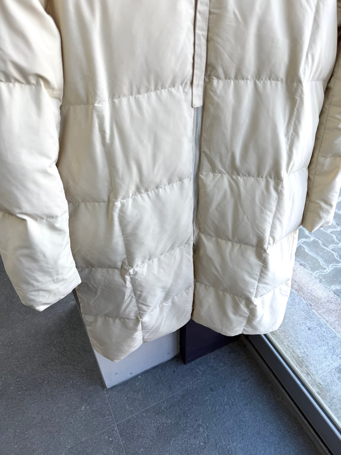 34/ 질샌더 2020 퀄팅 다운 후디드 스탭 롱패딩 상품이미지5