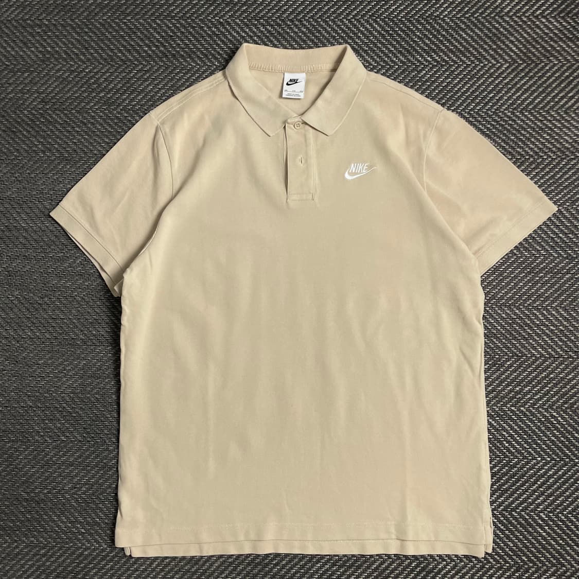 나이키 NSW 와플 폴로 PK 반팔 티셔츠 베이지y 4912 상품이미지2