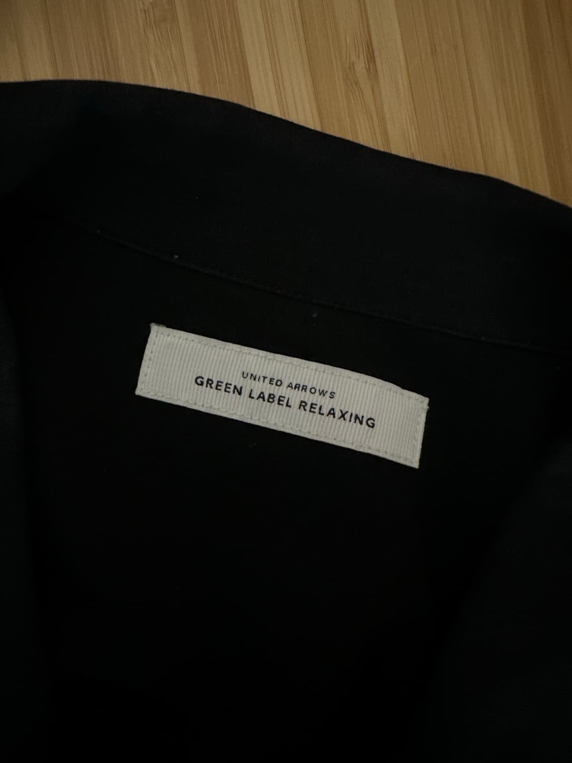 유나이티드 애로우 그린라벨 릴렉싱 블랙 반팔 셔츠 XL 상품이미지3
