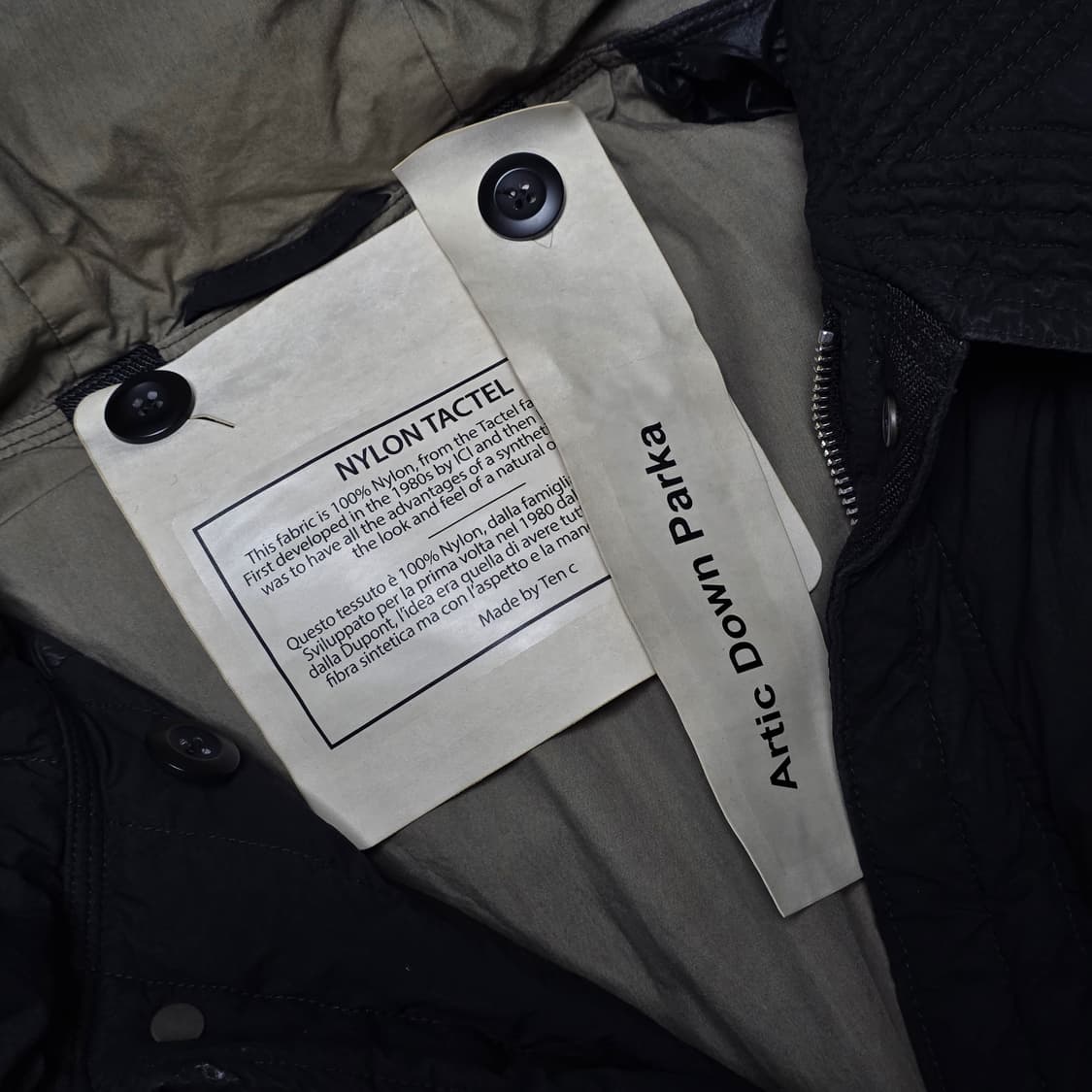 (50) 텐씨 아틱 다운 파카 블랙 상품이미지2