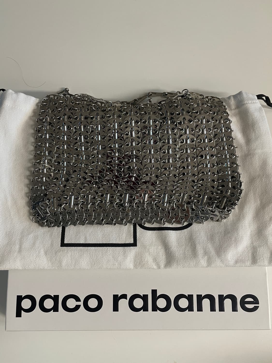 파코라반 1969 메탈 체인백 실버 상품이미지3