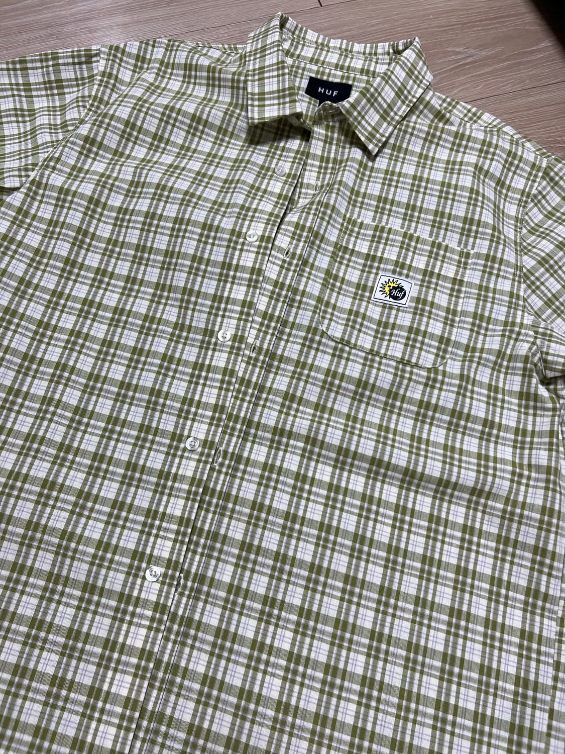 허프 huf TOTAL ECLIPSE PLAID SHIRT (L) 상품이미지6