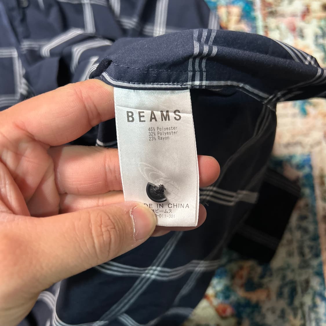 [XL] 빔즈 후드 체크셔츠 상품이미지4