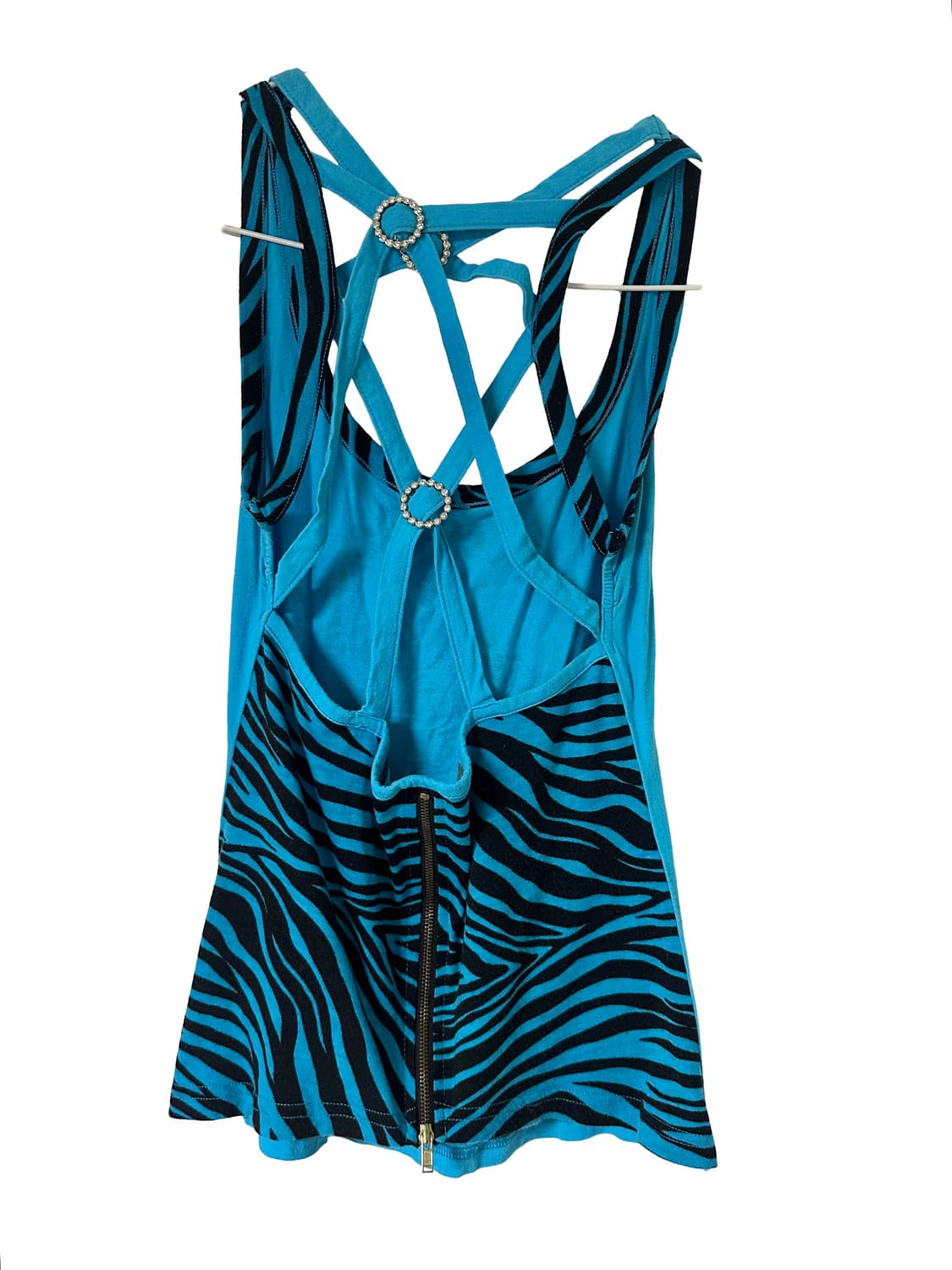 일본 빈티지 y2k 갸루 크리스탈 나시 상품이미지2