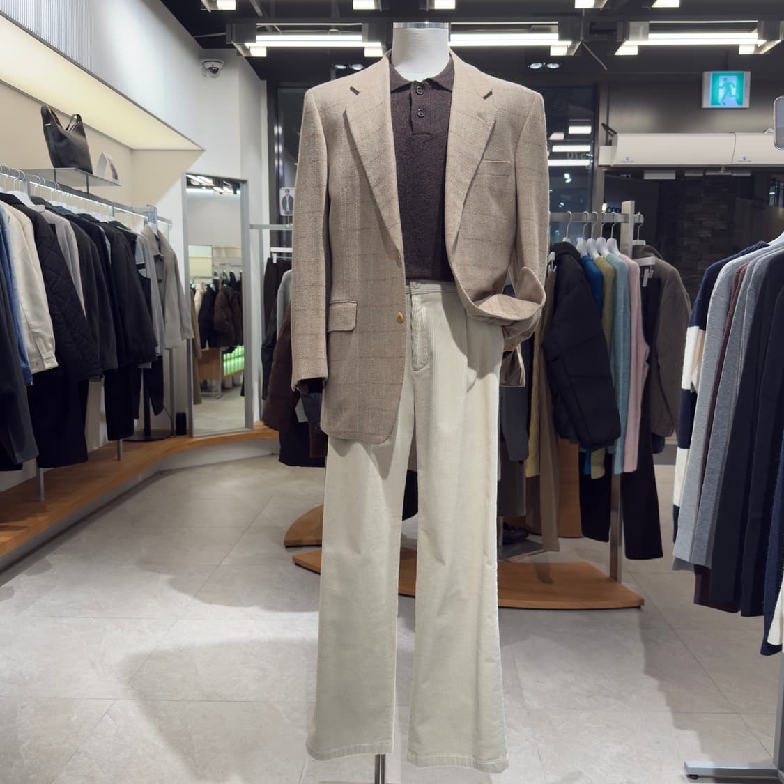 일본 테일러드 Mila Schon X Lonner 트위드 자켓 상품이미지1