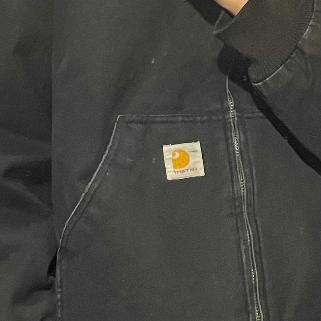 [IM] carhartt 칼하트 오리지널 블랙 후드 액티브자켓 상품이미지4