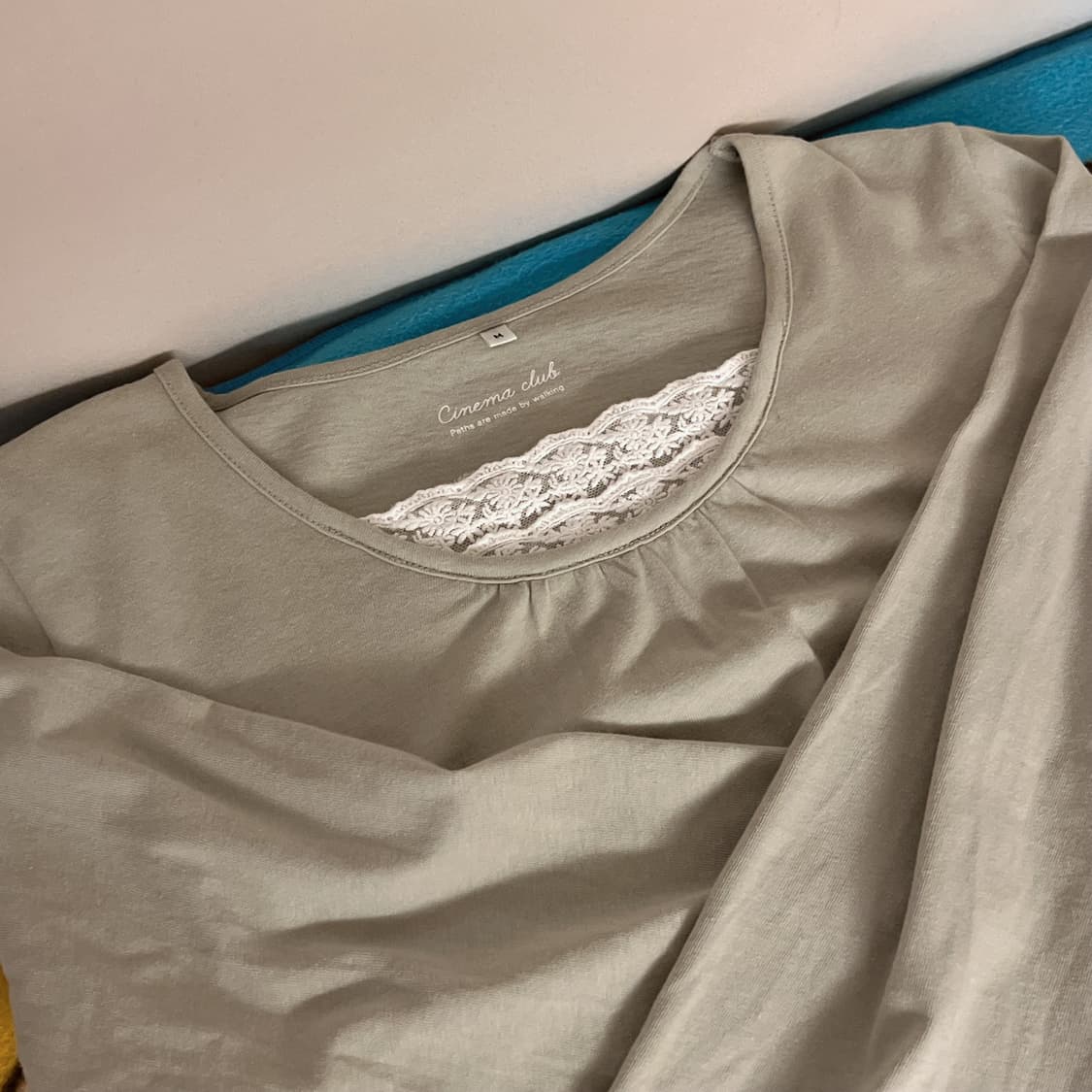 카메빈티지 민트 레이스 슬리브 상품이미지2