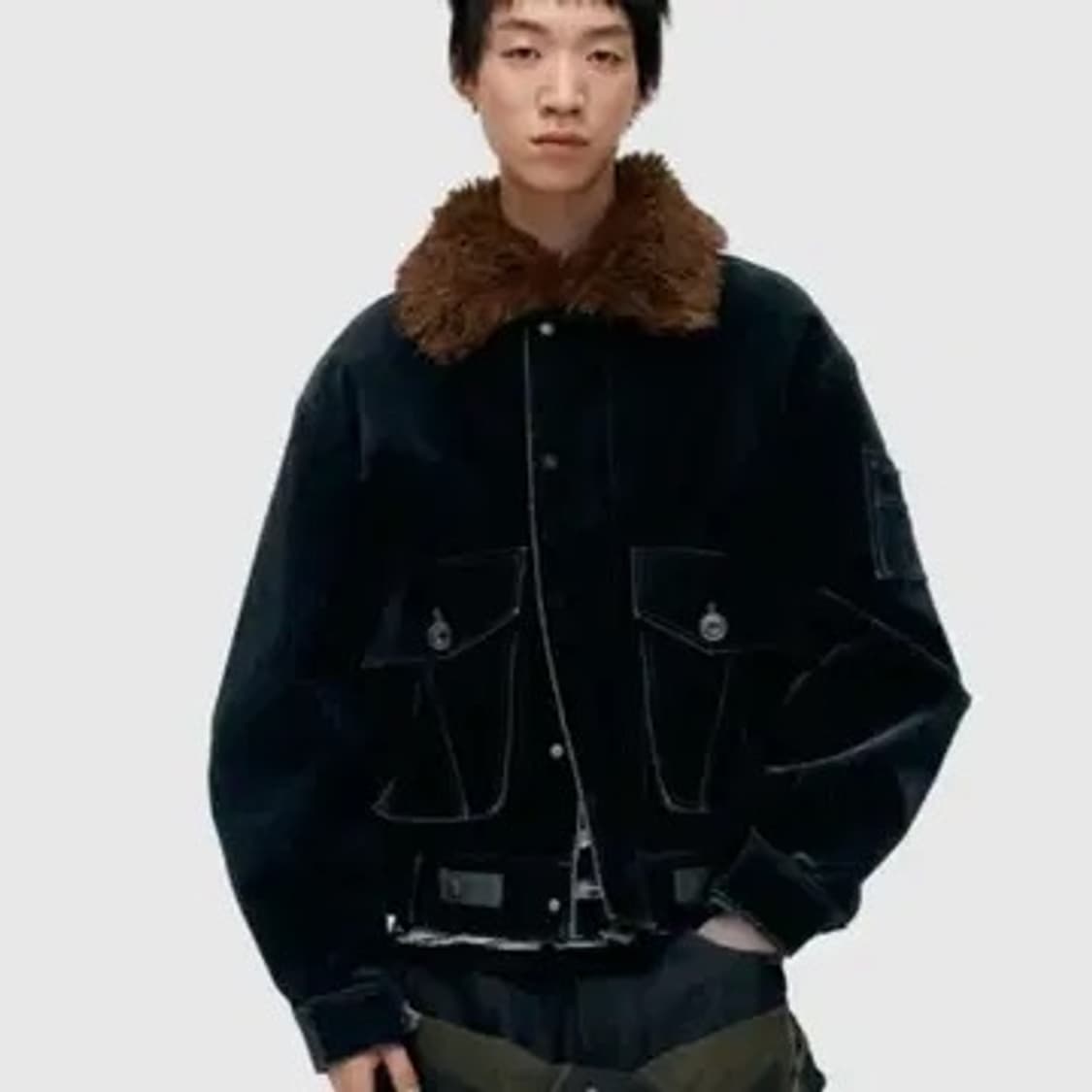 구매) 앤더슨벨 미쿠스 벨벳 봄버 S,M 상품이미지1