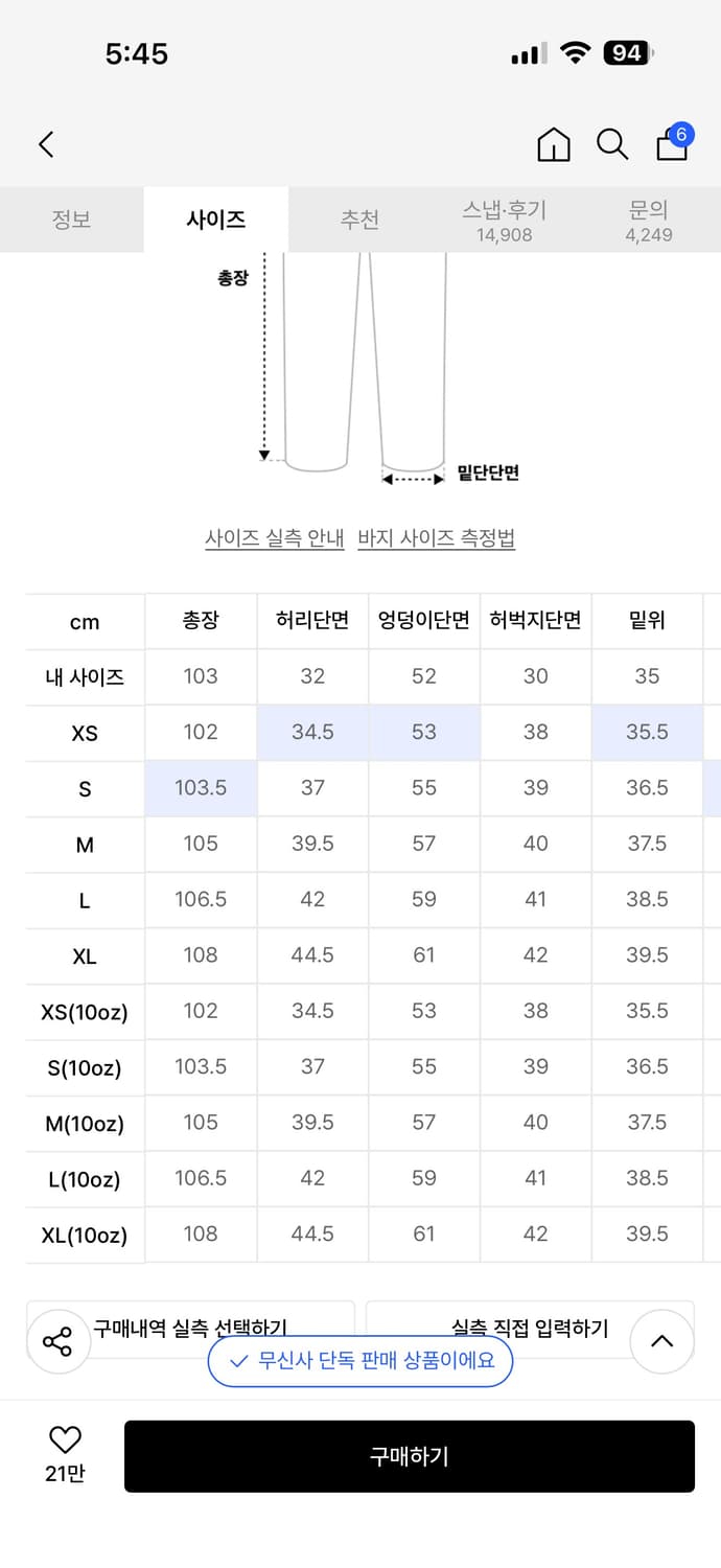 데미지 워시드 데님 팬츠 상품이미지2