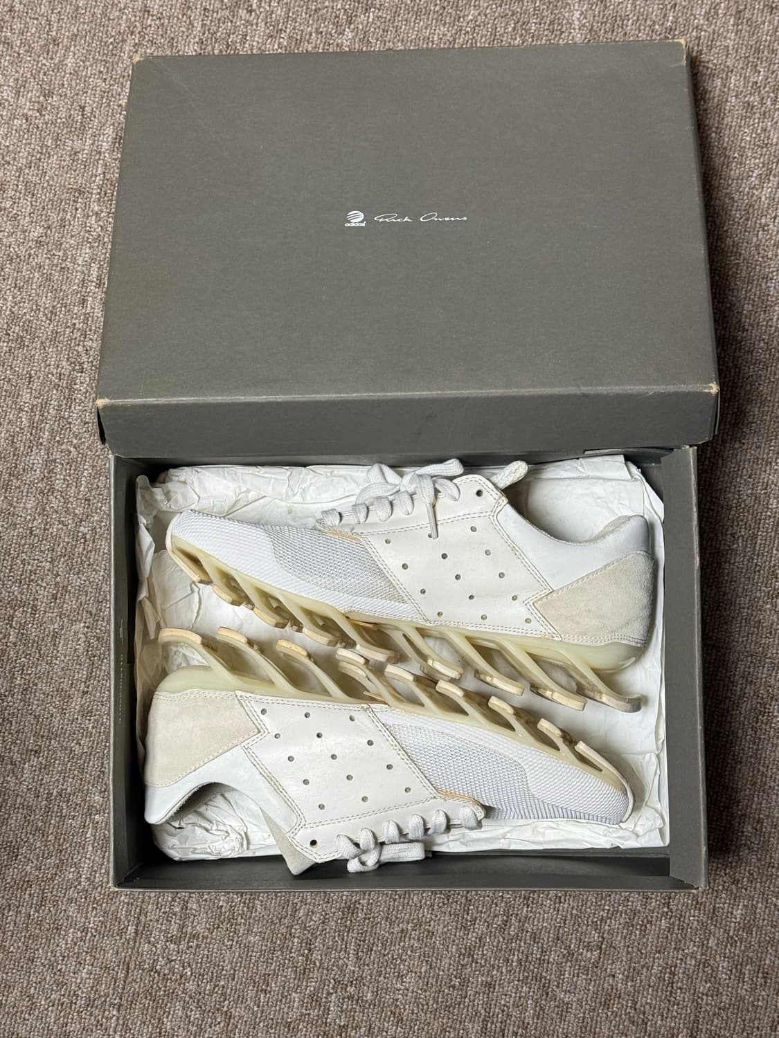 ss15 릭오웬스 x 아디다스 스프링블레이드 화이트 상품이미지4