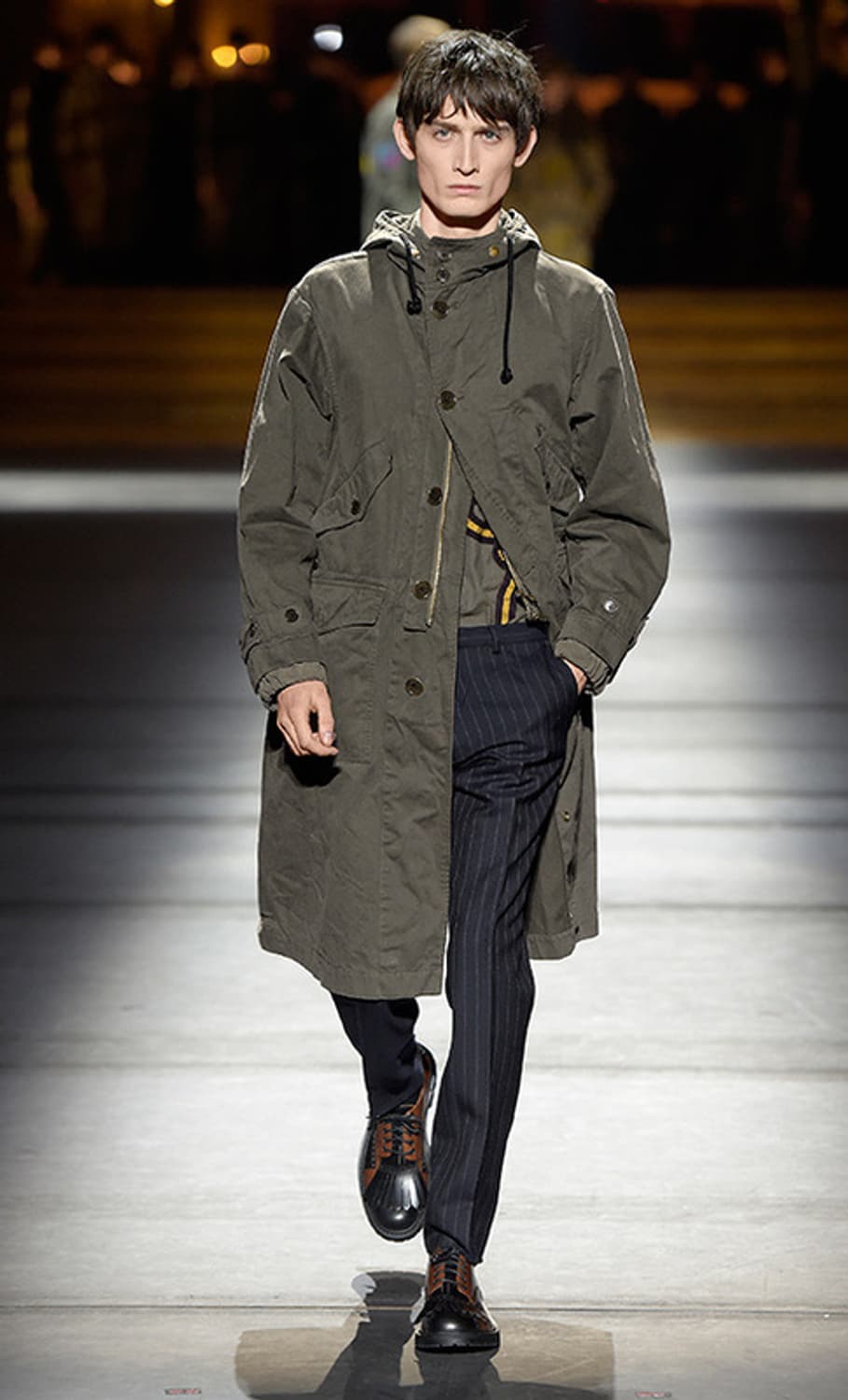 드리스 반 노튼 15fw 런웨이 드레이프 셔츠 상품이미지2