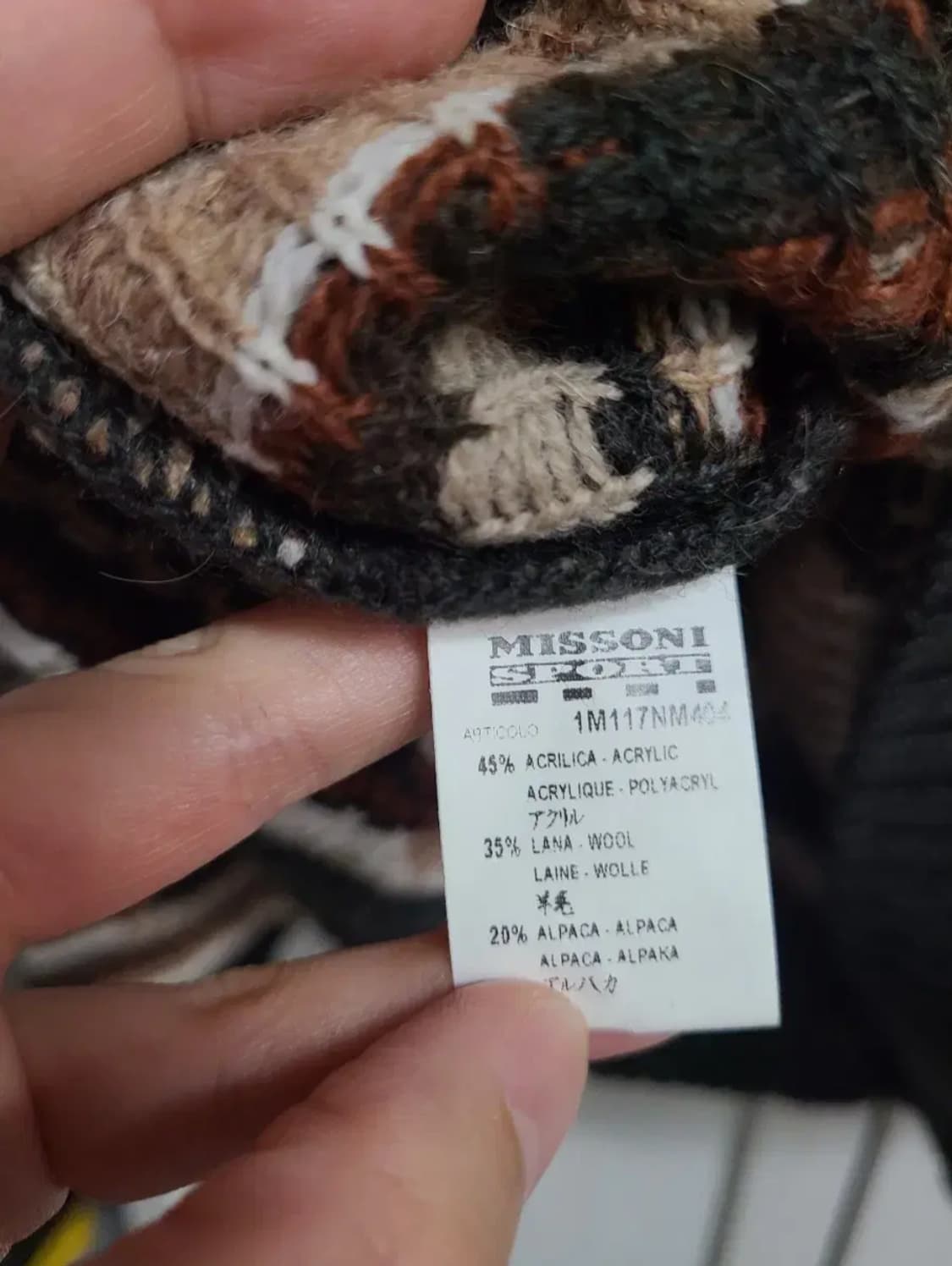 미쏘니 울 알파카 스웨터 상품이미지5